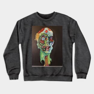 Zombiefied Zombie Head Crewneck Sweatshirt